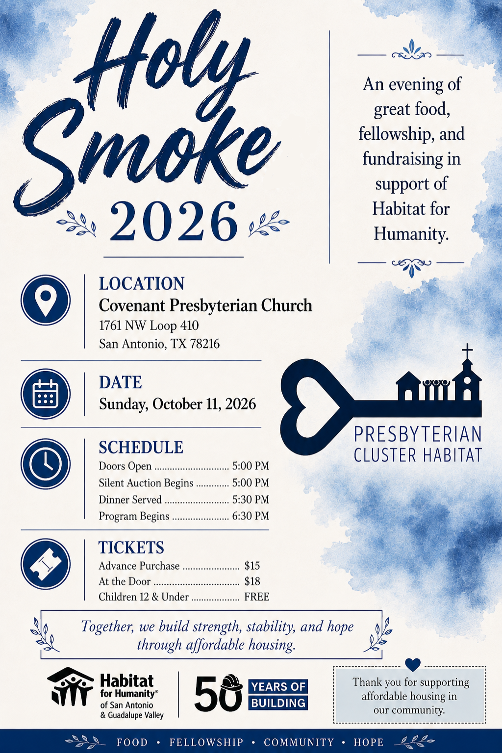 Holy Smoke BBQ & Silent Auction